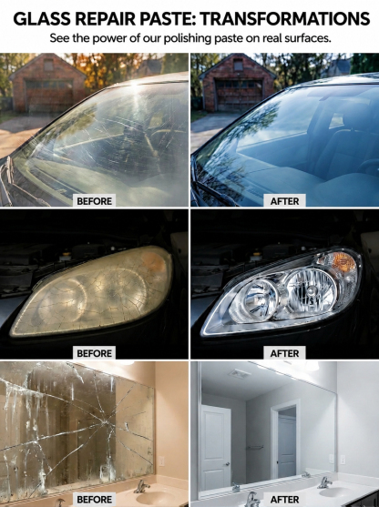 Automotive Glass Polishing Scratch Repair Paste
