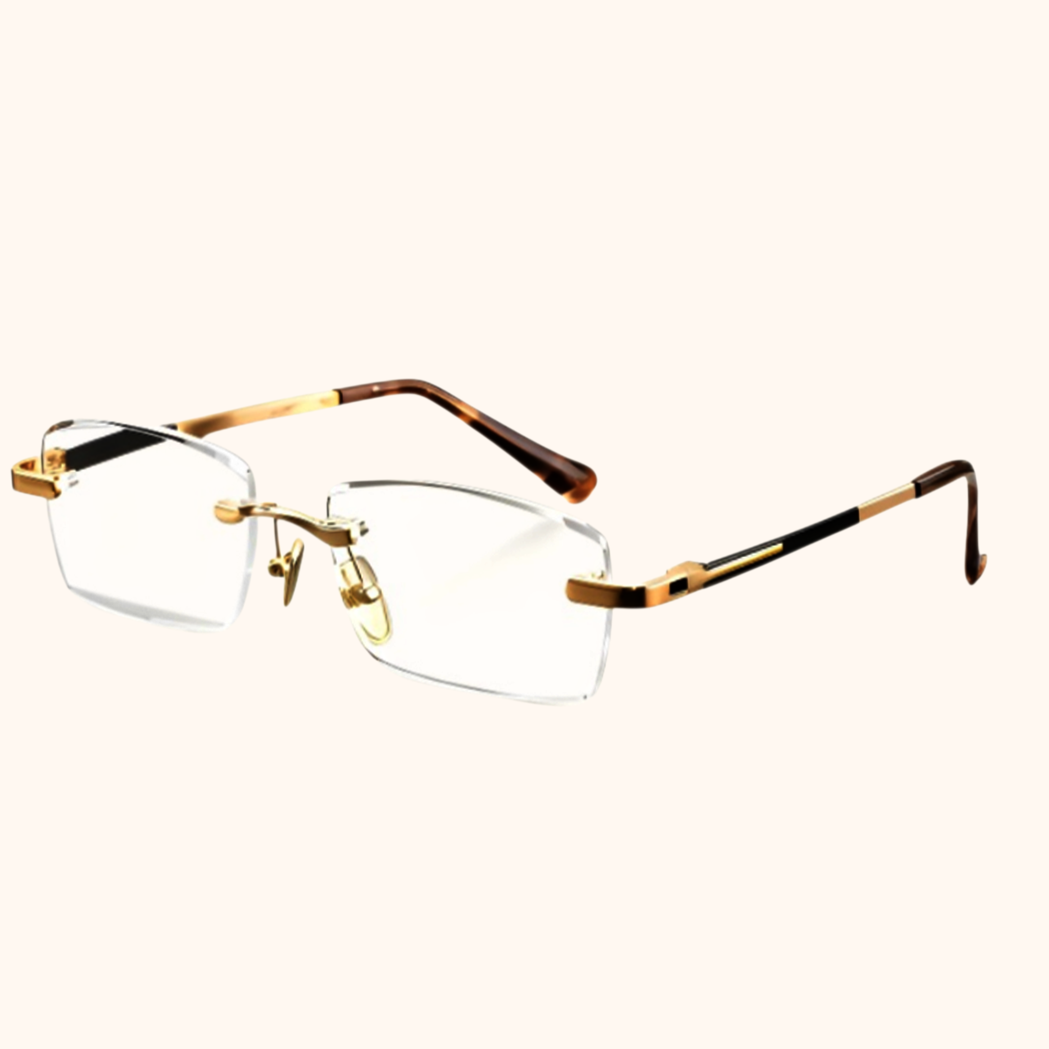 Automatisch fokussierende Lesebrille aus natürlichem Kristall zum Augenschutz