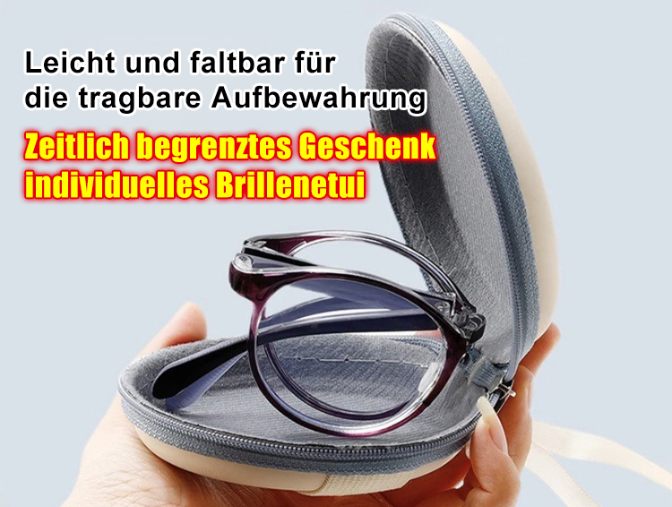 Praktische Lesebrille für unterwegs im Etui