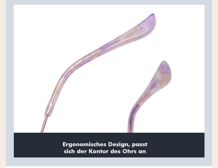 Diamantförmige Damenbrille für den Alltag