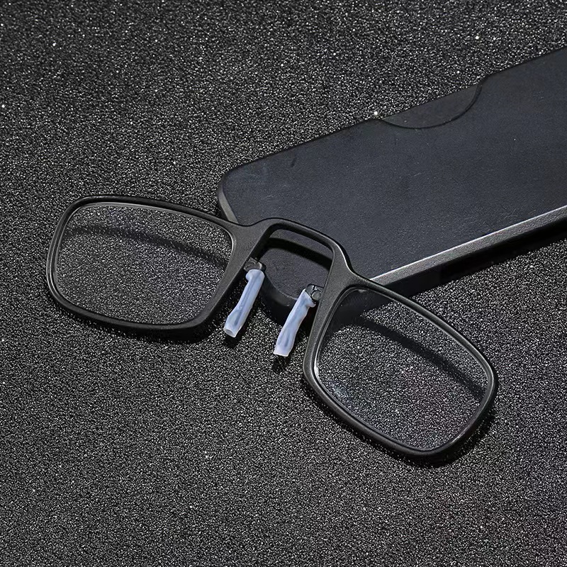 Mini-Clips Lesebrille mit Glasrahmen für Damen und Herren