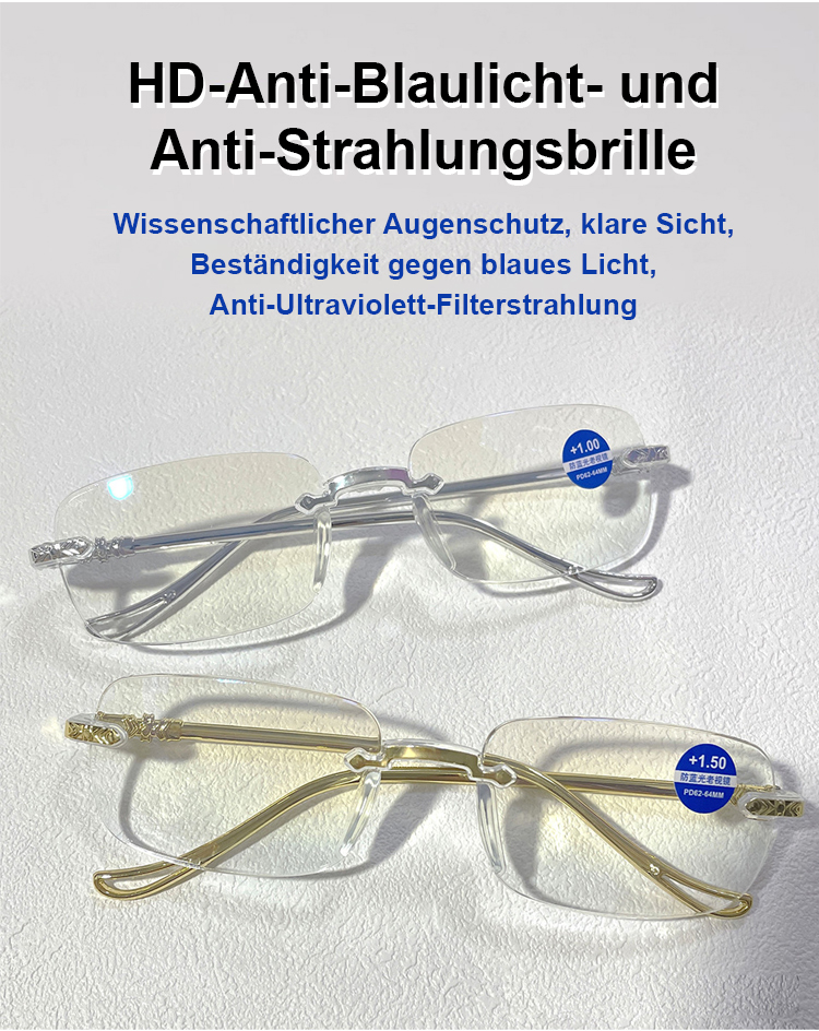 Innovative Triple Defence Brille mit klarem Sichtfeld
