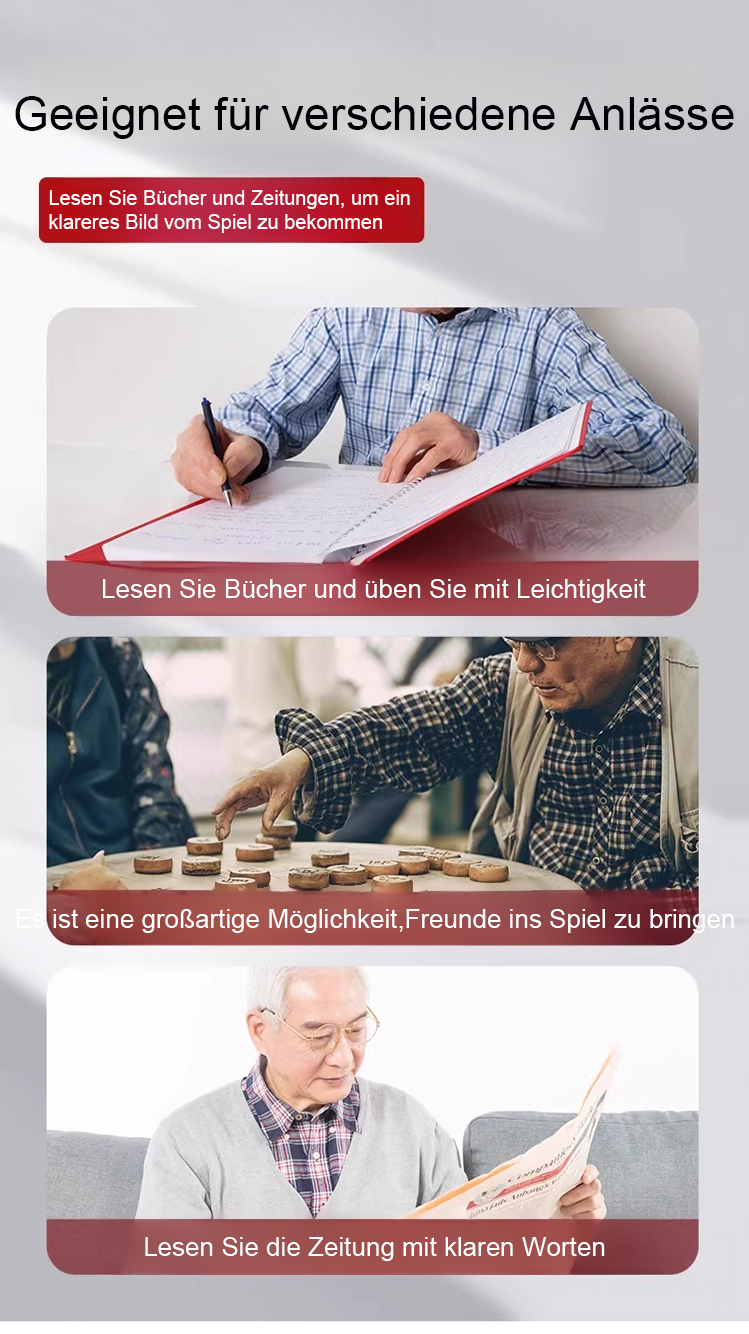 Zoom Lesebrille mit federleichten Bügeln