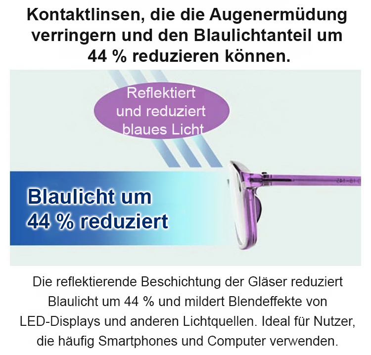 Stilvolle Lesebrille mit Blaulichtfilter für den Alltag