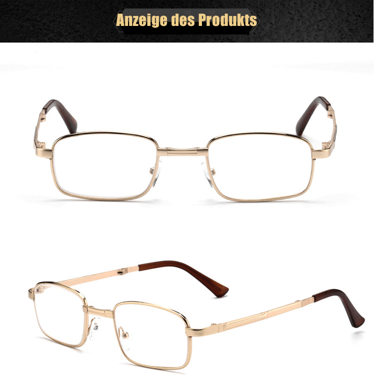Elegante Lesebrille mit robustem Metallrahmen