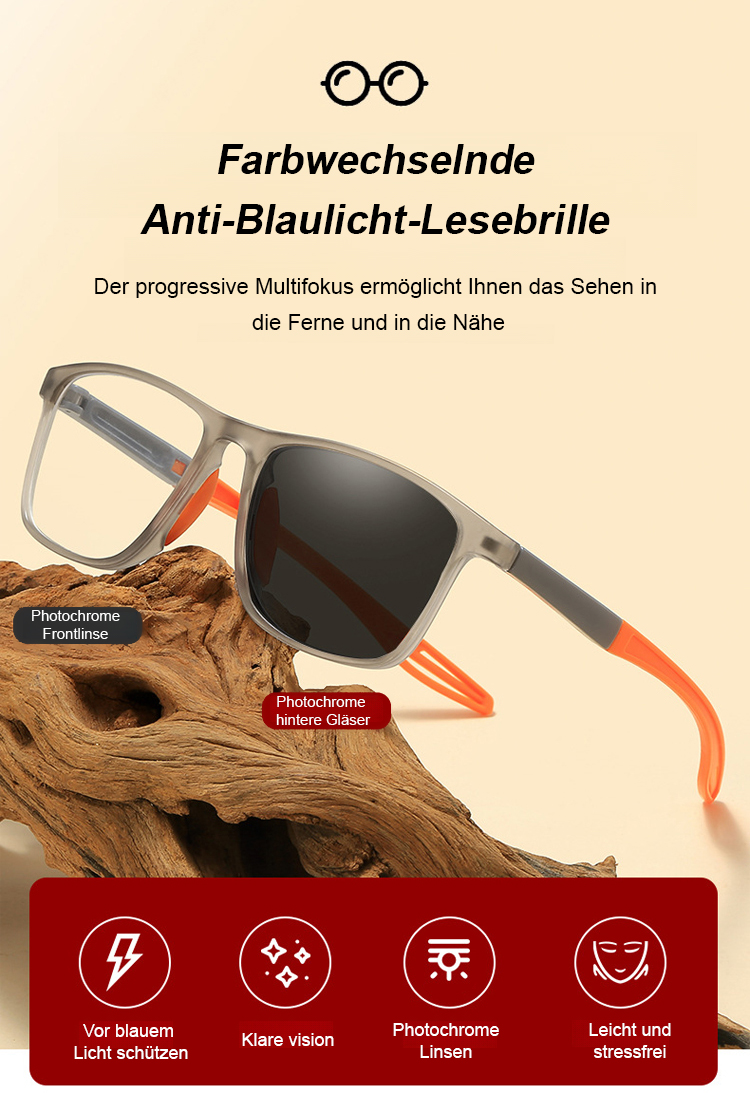 Blendschutz Lesebrille für Sport und Alltag