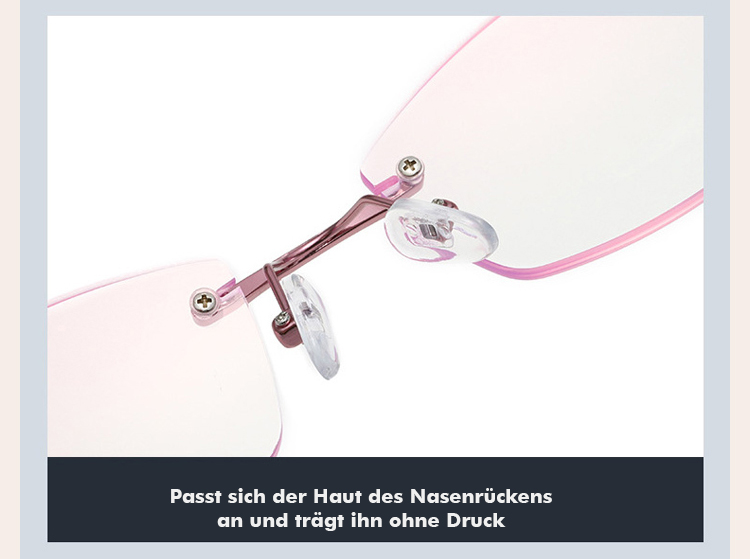 Hochwertige Damenbrille mit Schutz vor blauem Licht