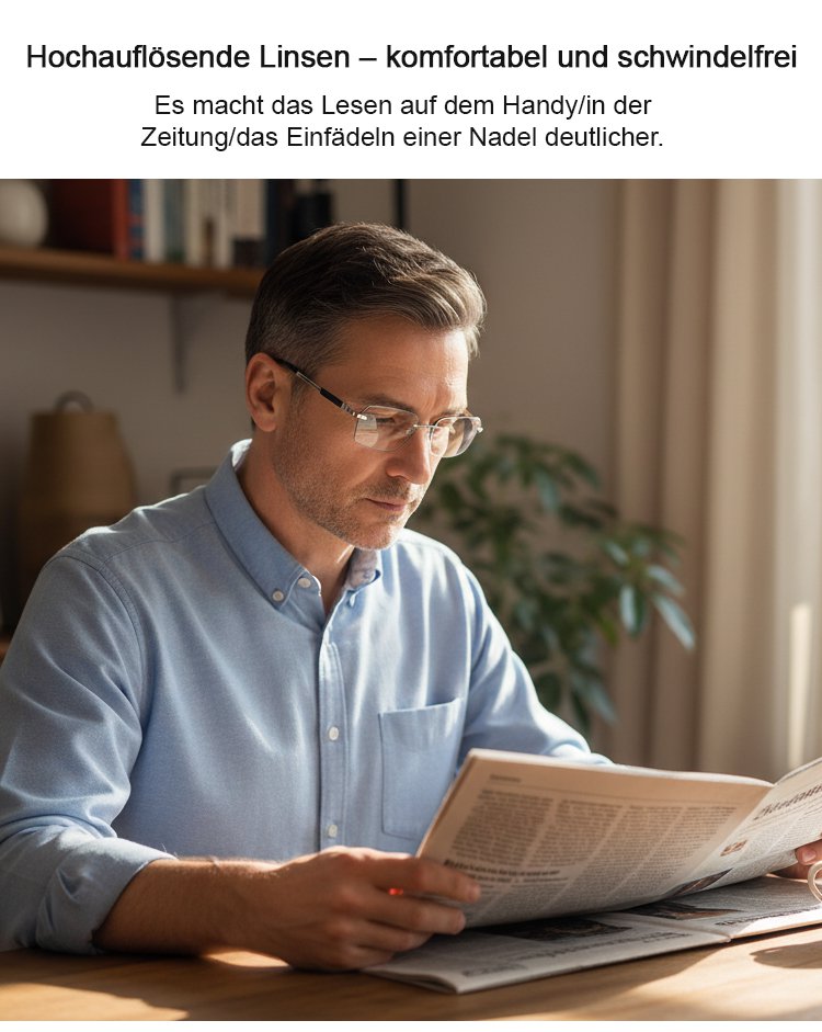 Intelligente Lesebrille mit automatischer Farbwechsel-Technologie