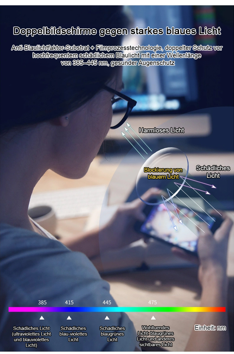 Komfortable, randlose Lesebrille für den täglichen Gebrauch