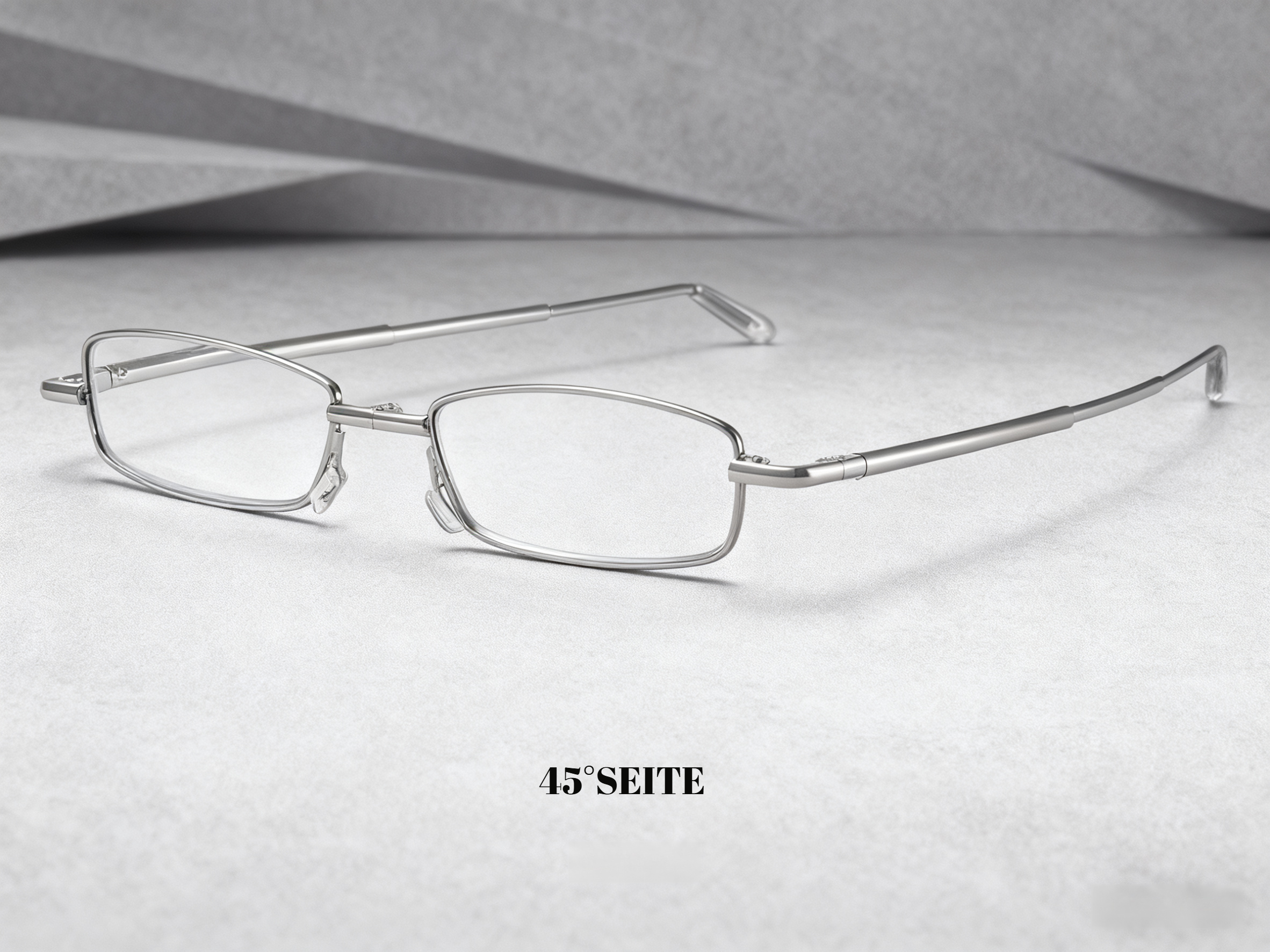 Zusammengeklappte kompakte Lesebrille mit Blaulichtschutz