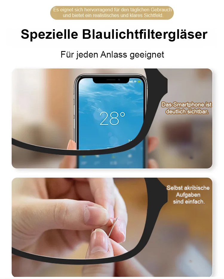 Naheinstellung der flexiblen Bügel
