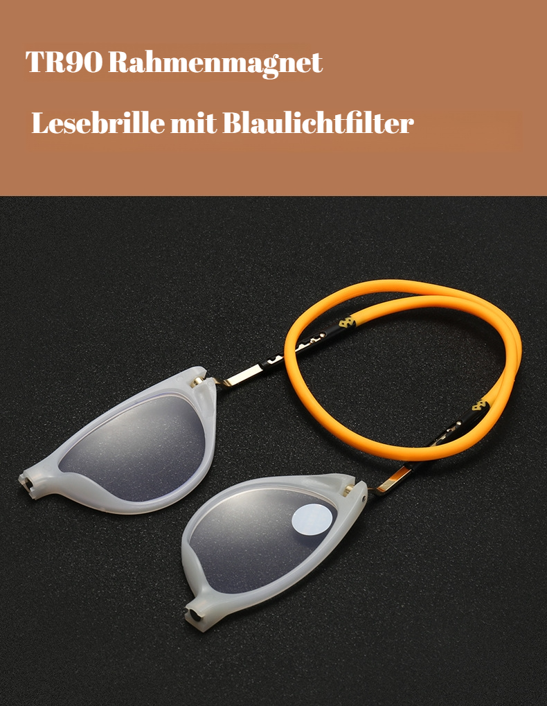 Kompakte Lesebrille mit praktischem Faltmechanismus
