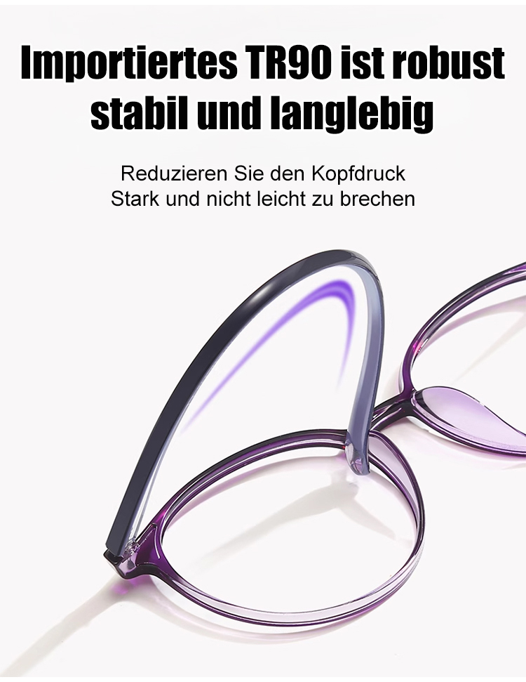 Faltbare Lesebrille mit komfortablem Sitz