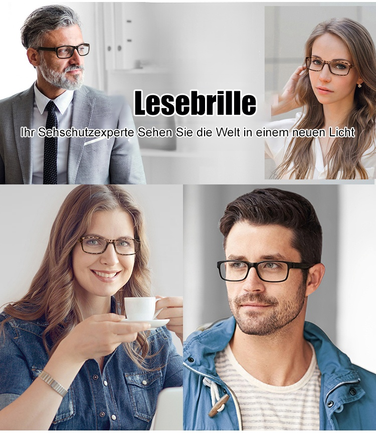 Zusammenklappbare Lesebrille für Damen und Herren