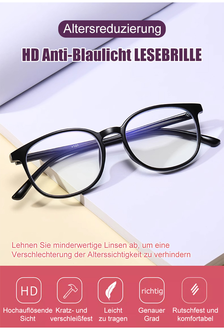 Tragbare Lesebrille ideal für Reisen