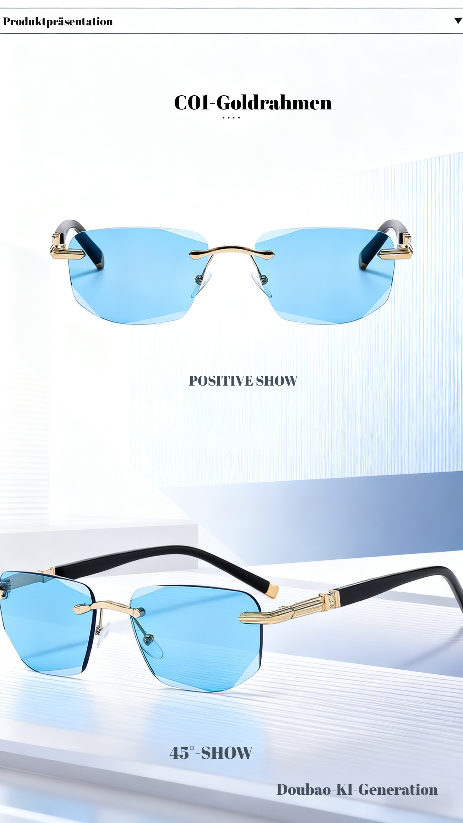 Luxus Lesebrille mit edlem Design