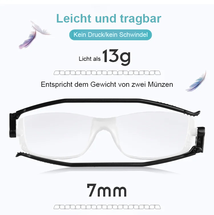 Leichte und tragbare Lesebrille mit Blaulichtschutz
