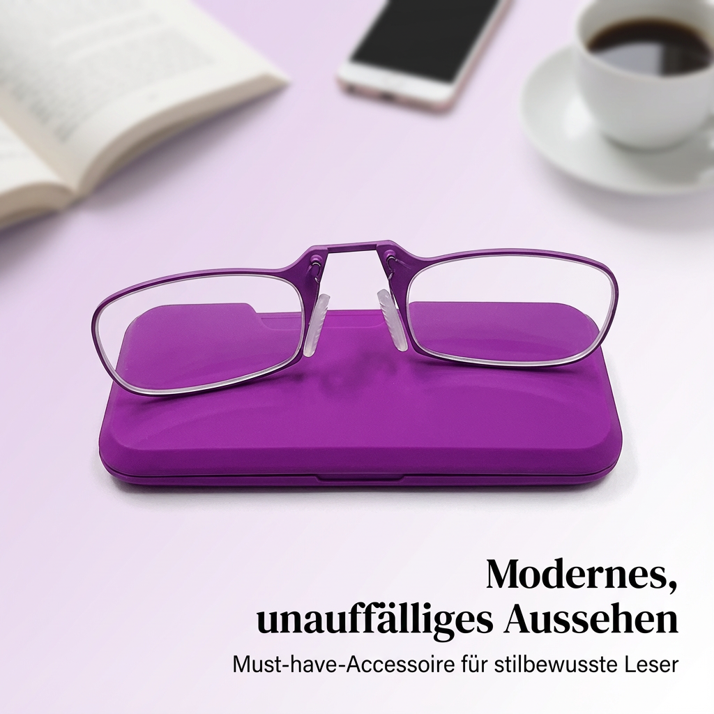 Bequeme Lesebrille für unterwegs und zu Hause