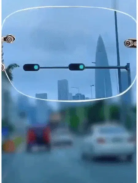 Flexible und bequeme Unisex Brille ohne Rahmen