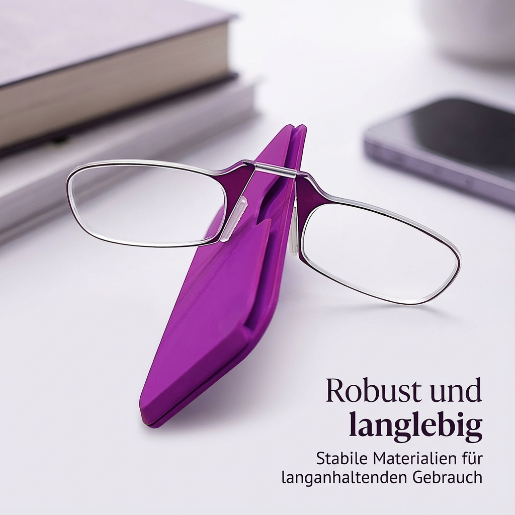Leichte und kompakte Mini-Cliplinsen-Lesebrille