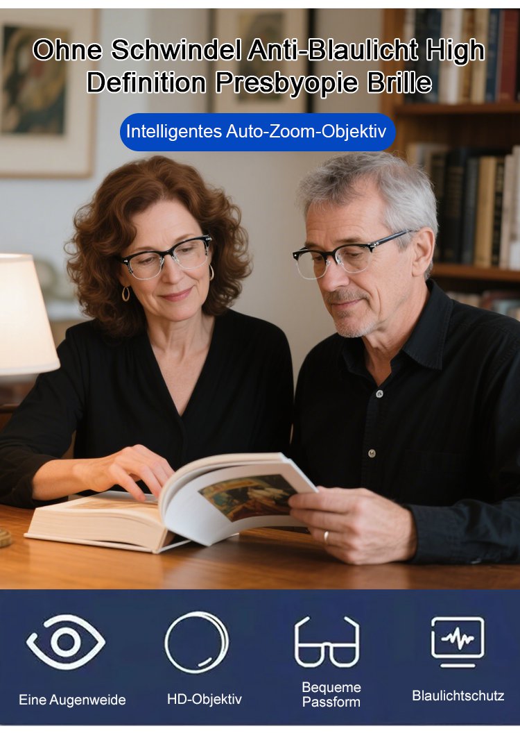 Elegantes Design der Anti-Blaulicht-Brille