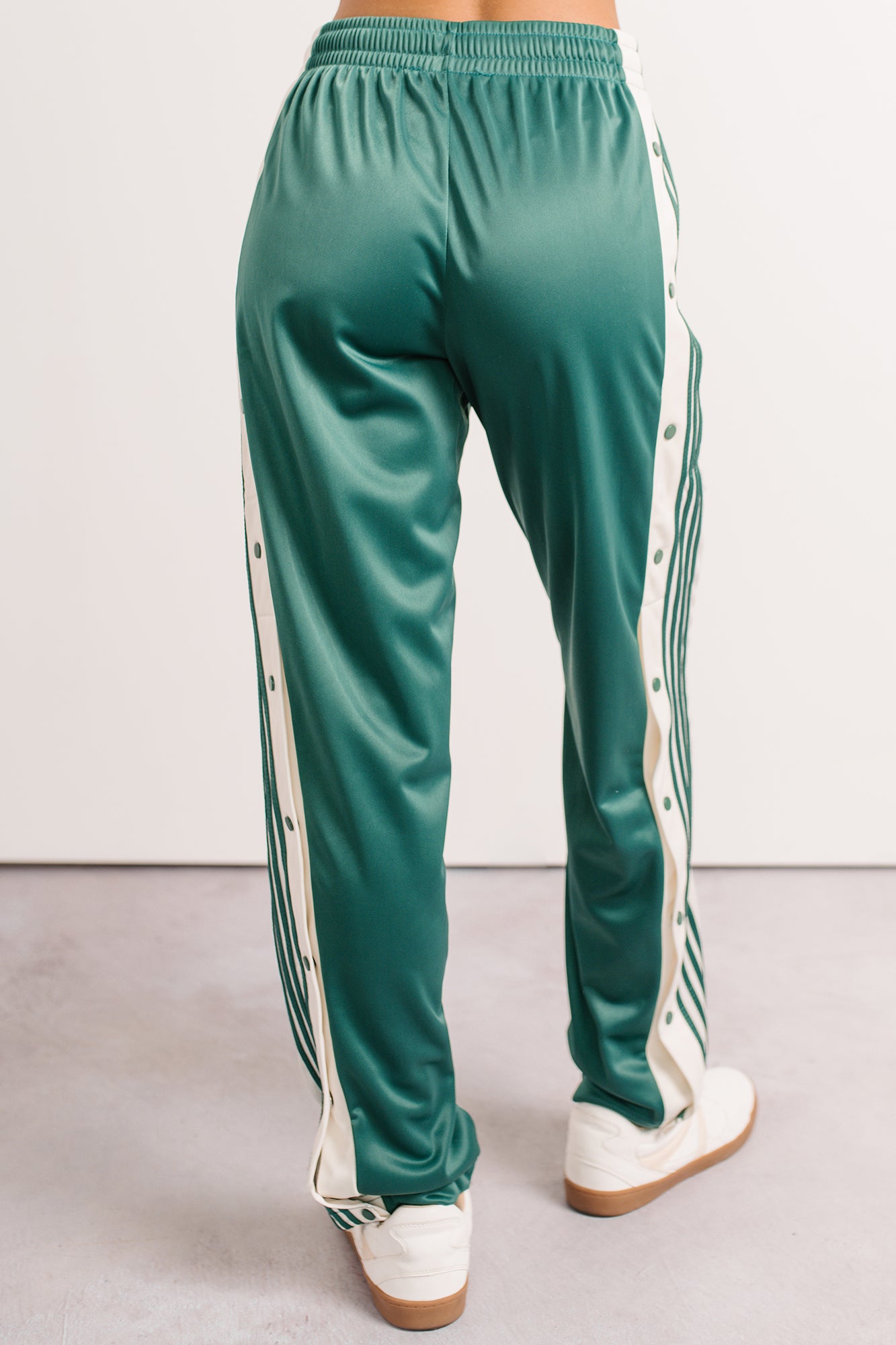 Athletic Ambition Side Snap Track Pants (Green) - Ships by 12/2-The Formal Wear