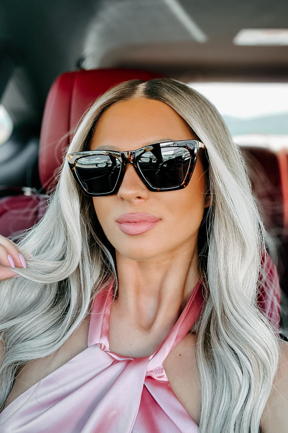 Refined Taste Polarized Tortoise Cat Eye Sunglasses (Soft Tortoise/Black)-The Formal Wear