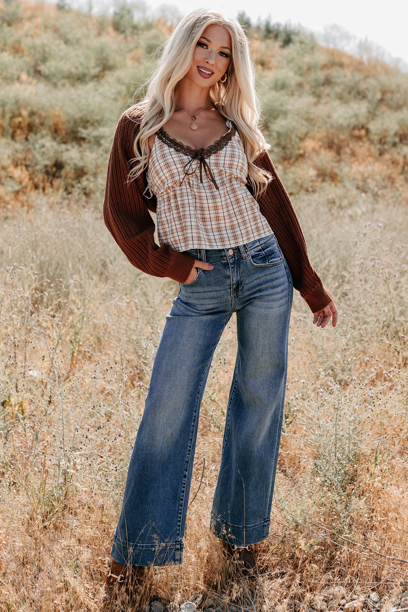 Toasted Coconut Season Bolero Shrug Cardigan (Chestnut)-The Formal Wear