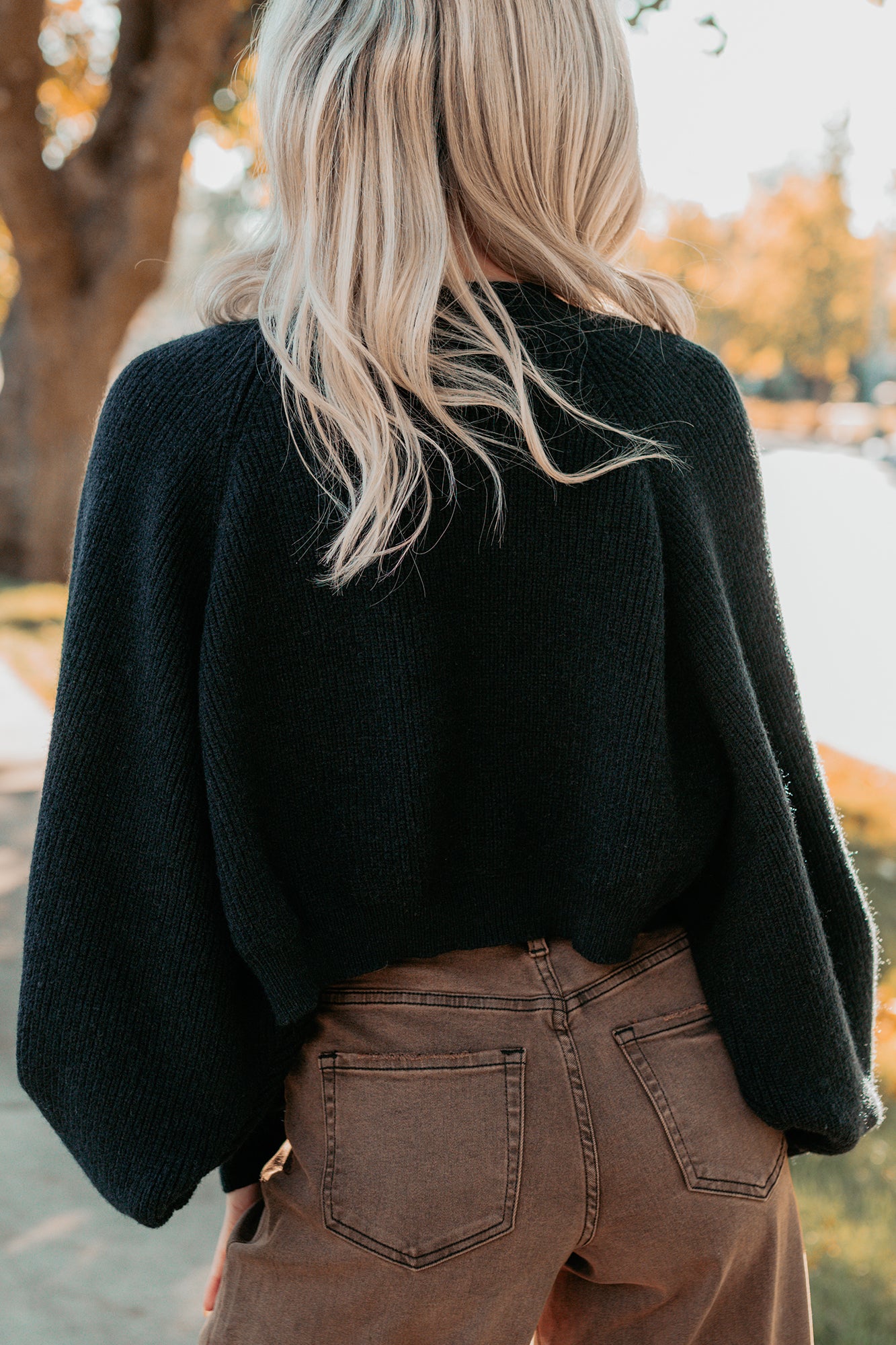 Moonlit Quiet Open Front Bolero Cardigan (Black)-The Formal Wear