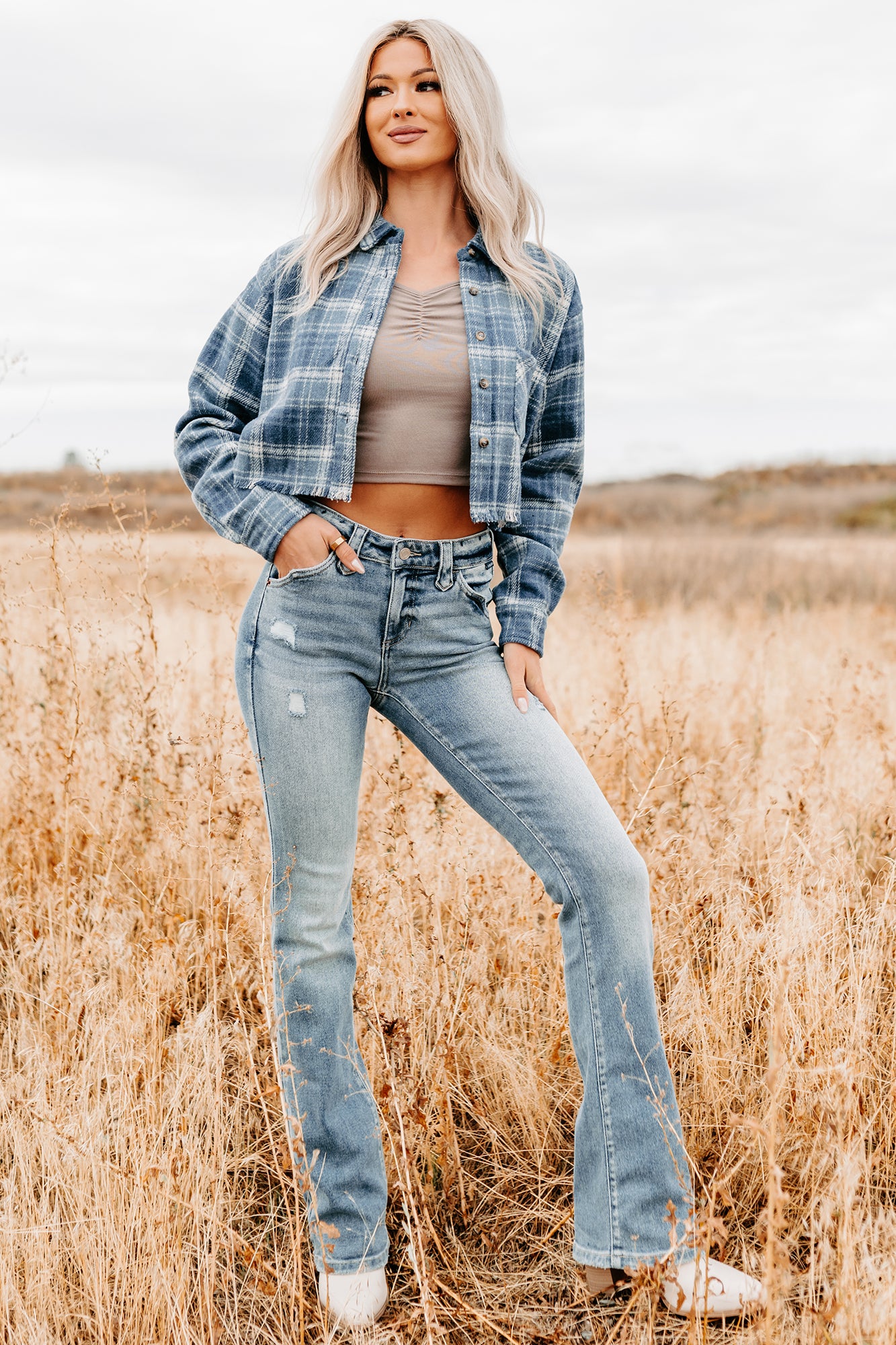 Ashford Mid Rise Bootcut Cello Jeans (Light)-The Formal Wear