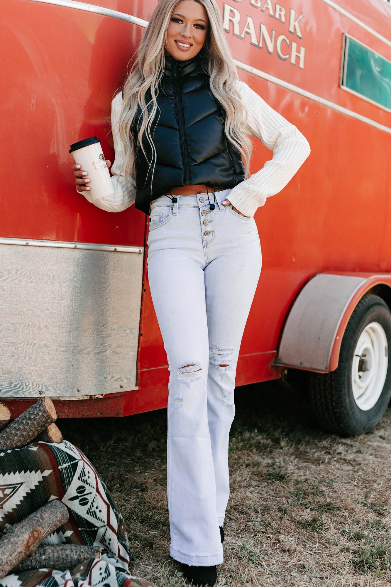 Arctic Chic Hooded Faux Leather Puffer Vest (Black)-The Formal Wear