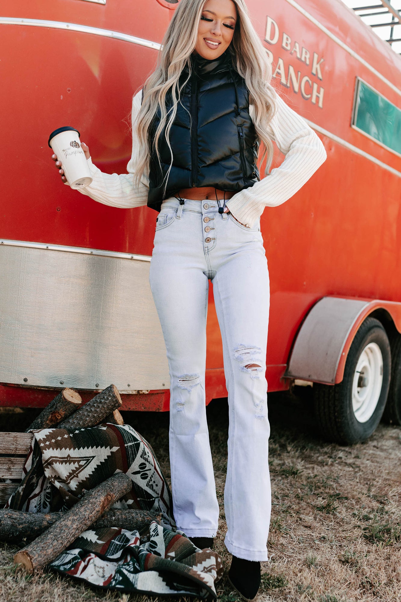 Arctic Chic Hooded Faux Leather Puffer Vest (Black)-The Formal Wear