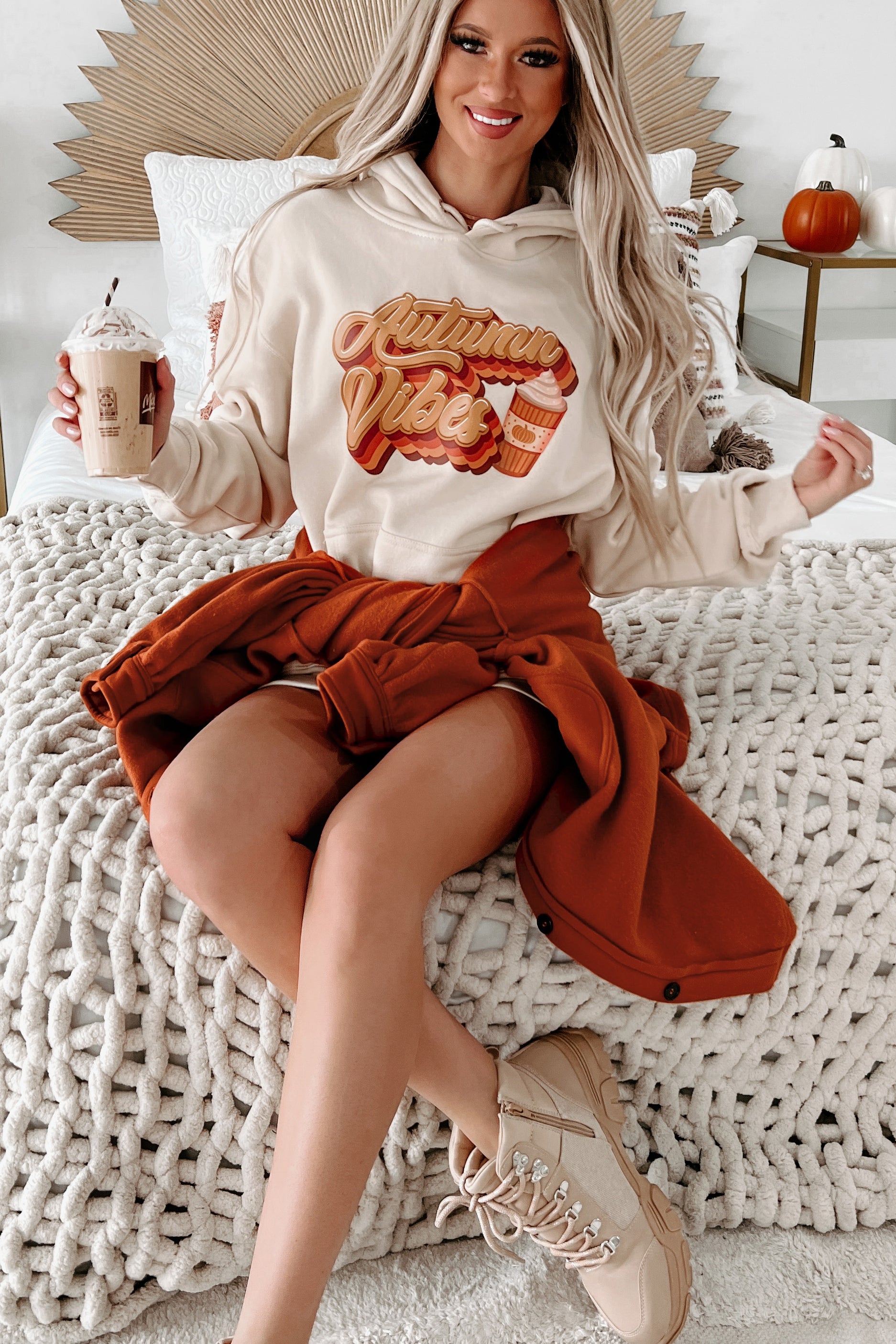 About Town Button Up Shacket (Rust)-The Formal Wear