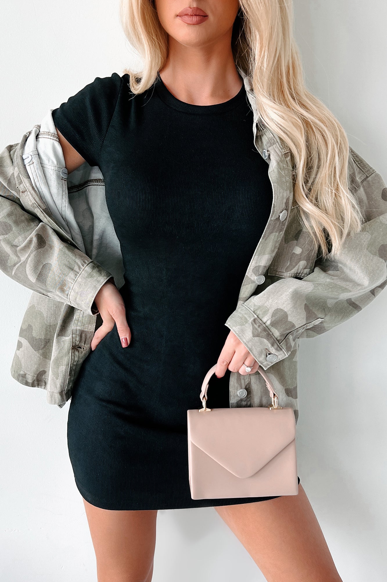 No Surrender Oversized Camo Shacket (Camo)-The Formal Wear