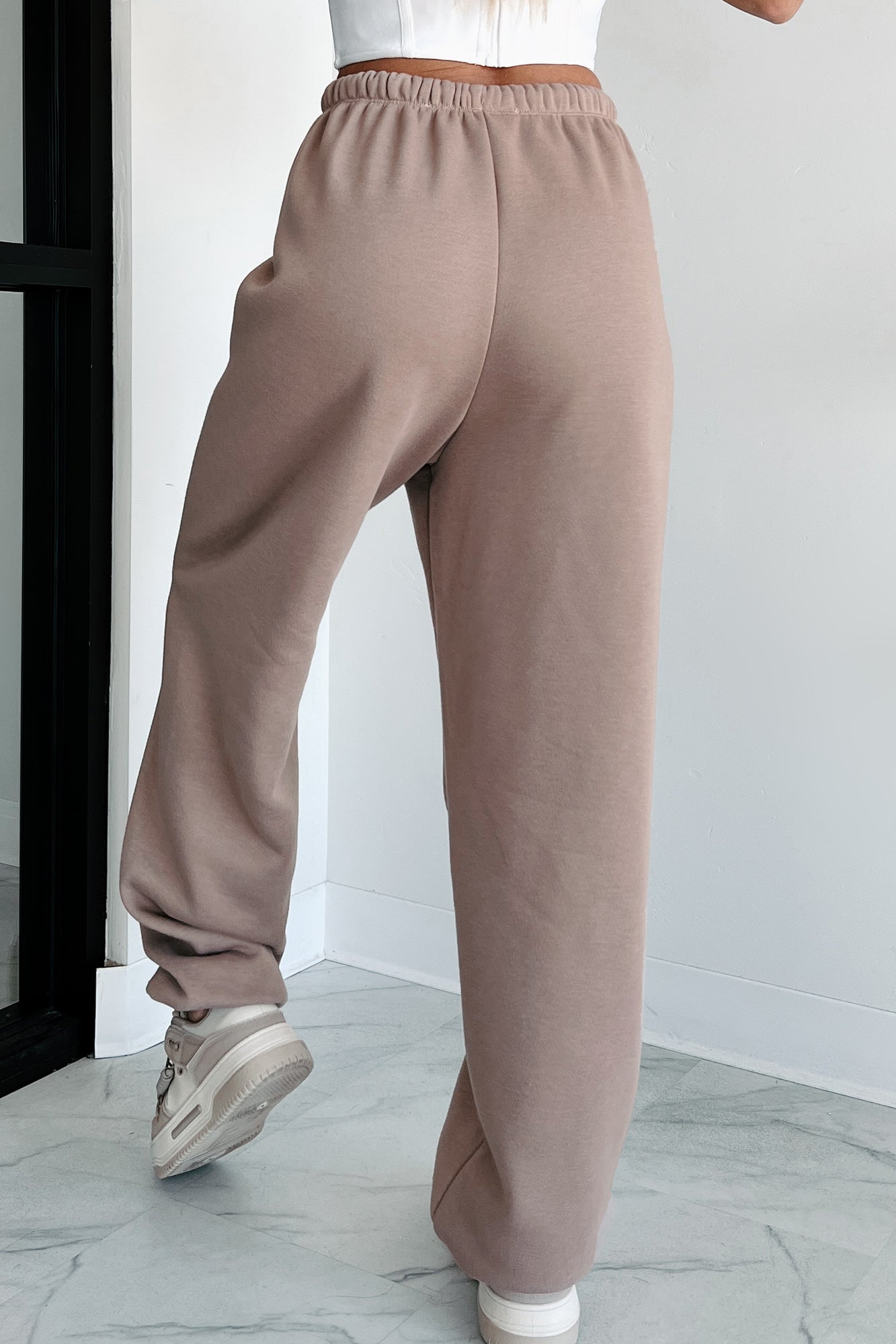 Comfort Is Luxury Oversized Jogger Sweatpants (Mocha)-The Formal Wear