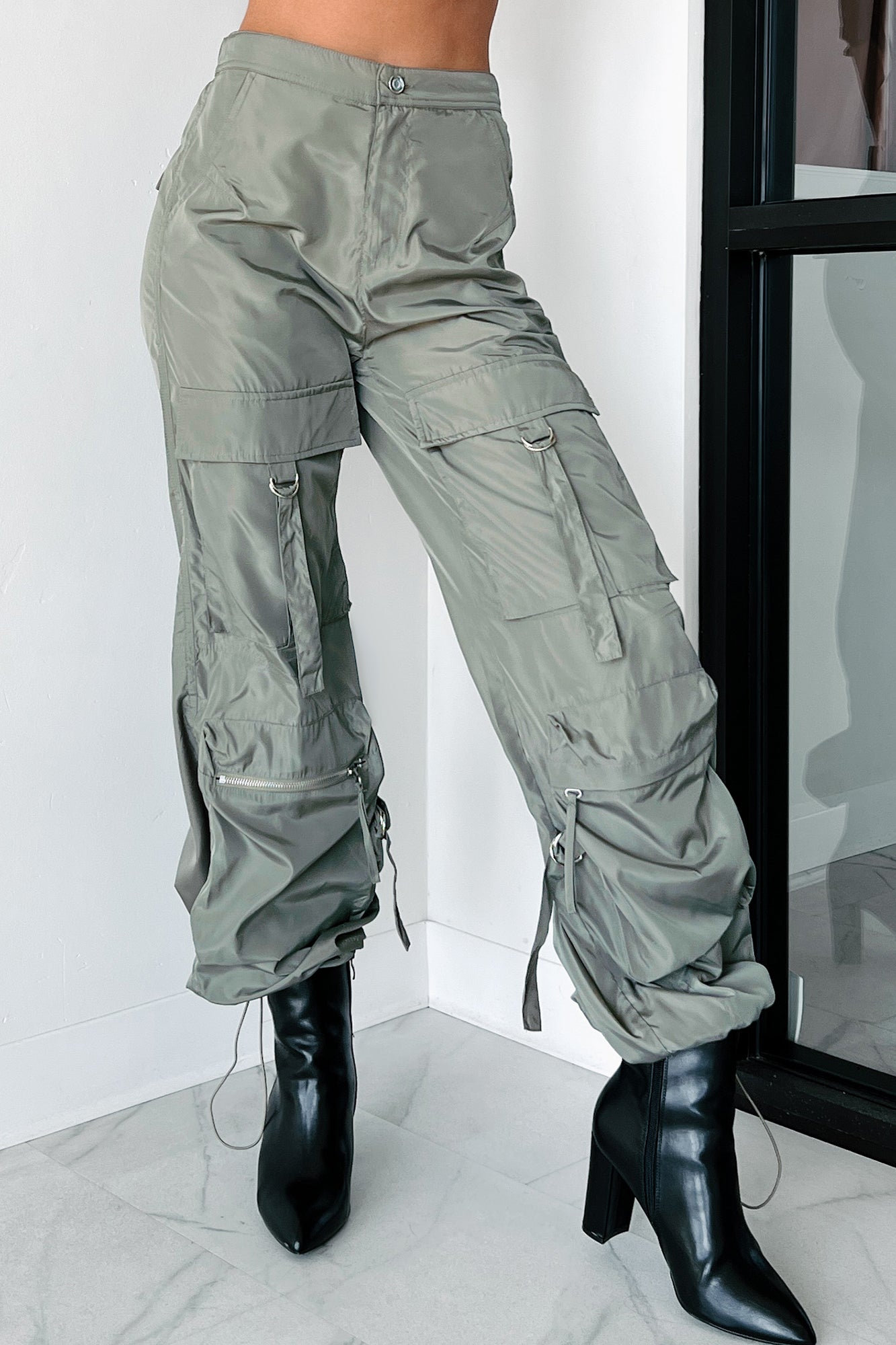 You've Heard About Me Cargo Utility Pants (Olive)-The Formal Wear