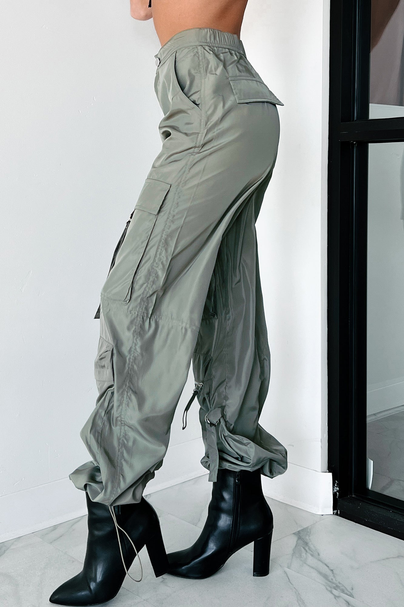 You've Heard About Me Cargo Utility Pants (Olive)-The Formal Wear