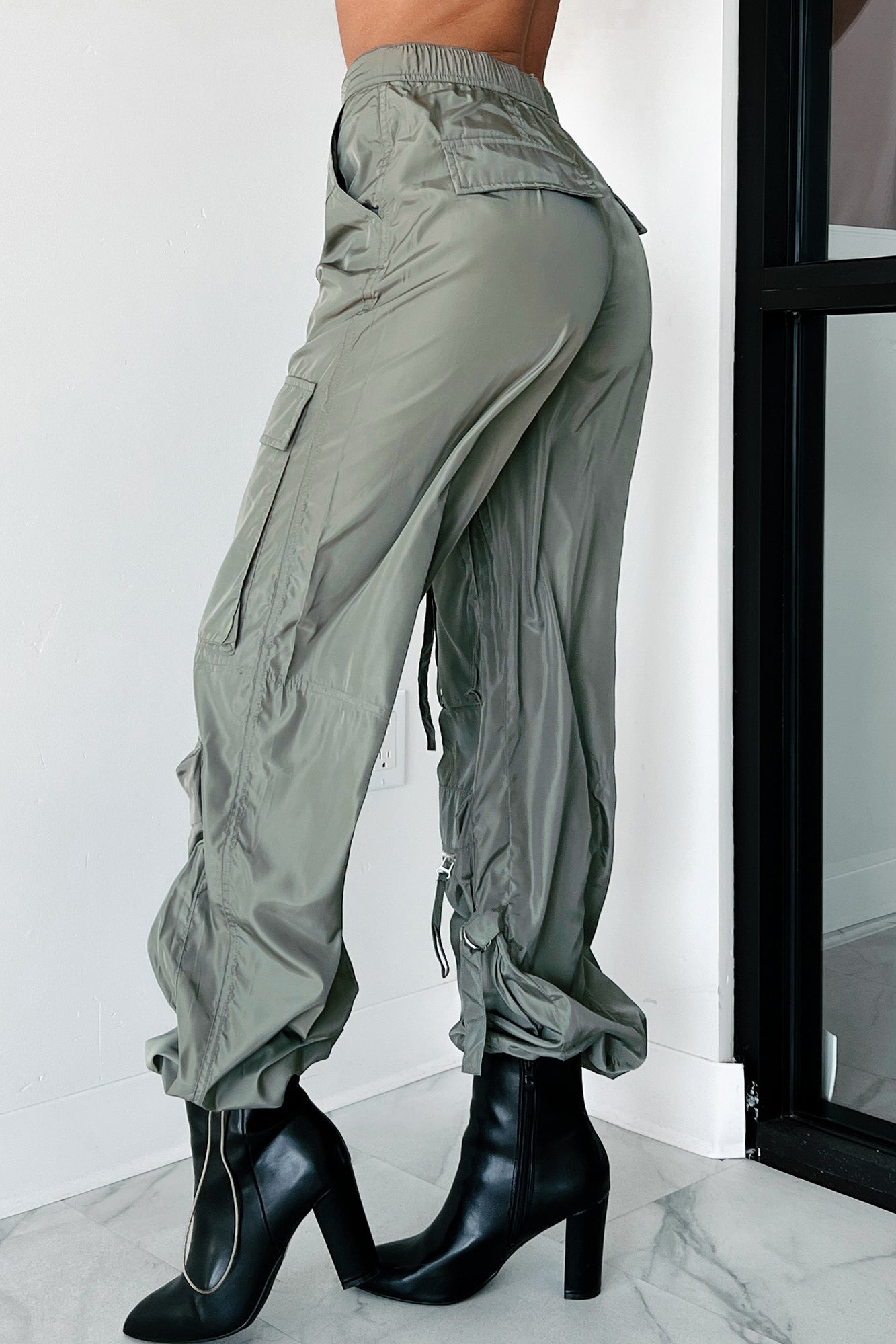 You've Heard About Me Cargo Utility Pants (Olive)-The Formal Wear