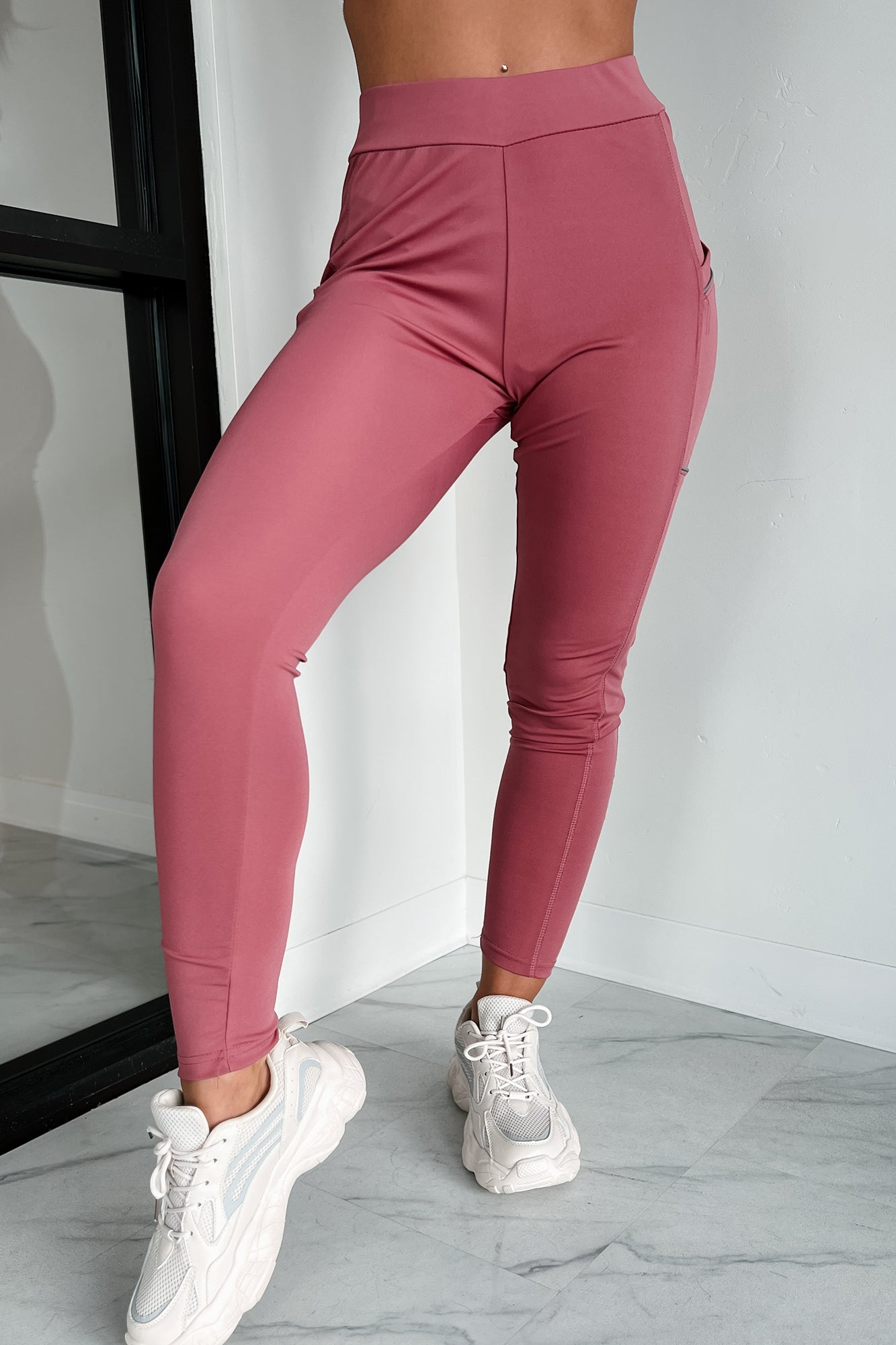 Fast Walking Two-Piece Tracksuit Set (Mauve)-The Formal Wear