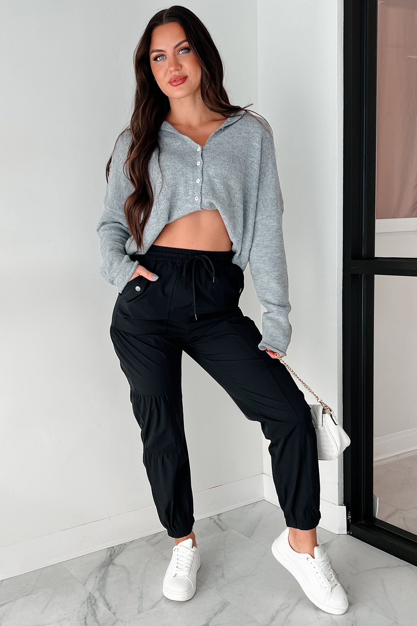 Henrik Lightweight Button Cardigan (Heather Grey)-The Formal Wear