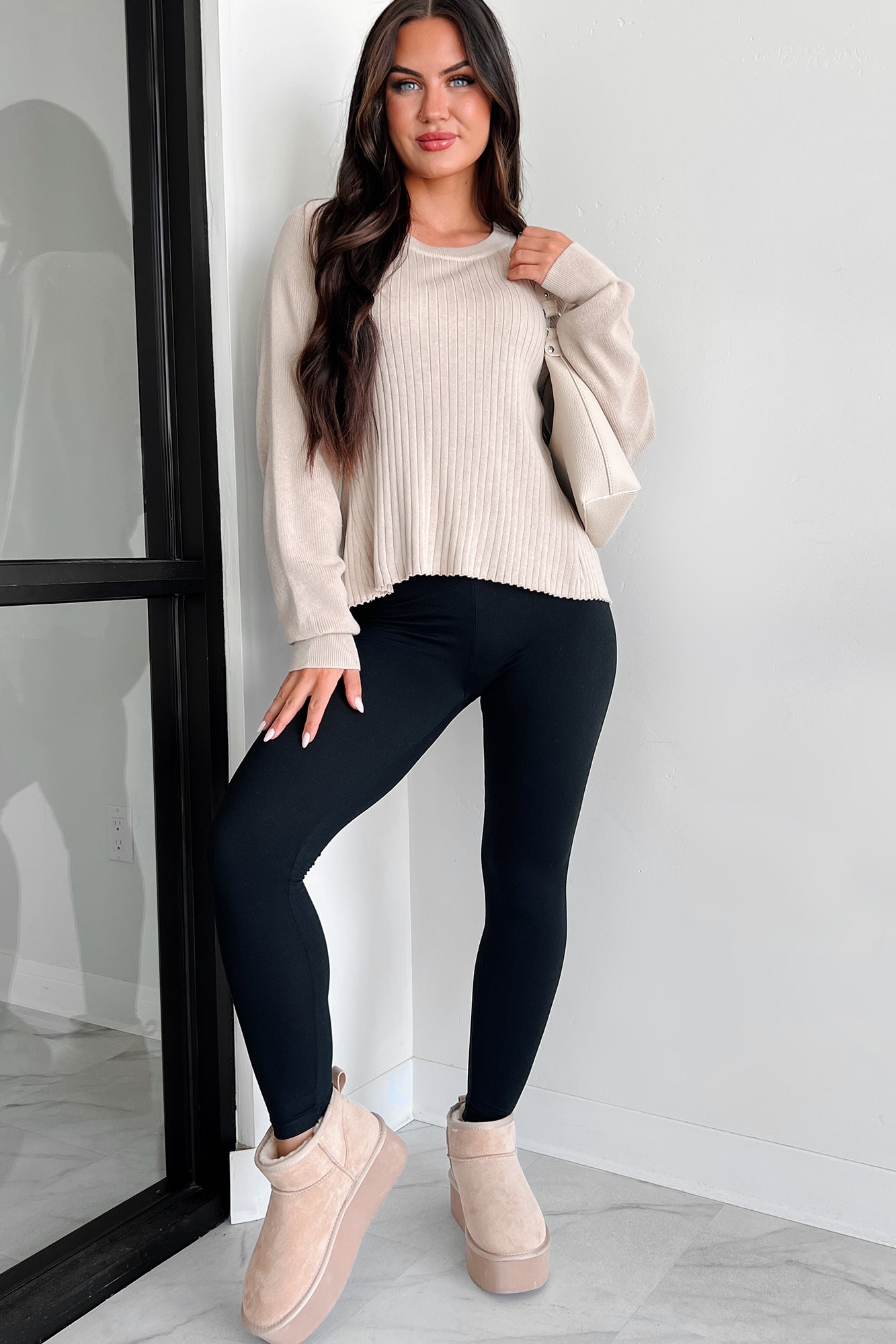 Most Comfortable With You Buttery Soft Zenana Leggings (Black)-The Formal Wear
