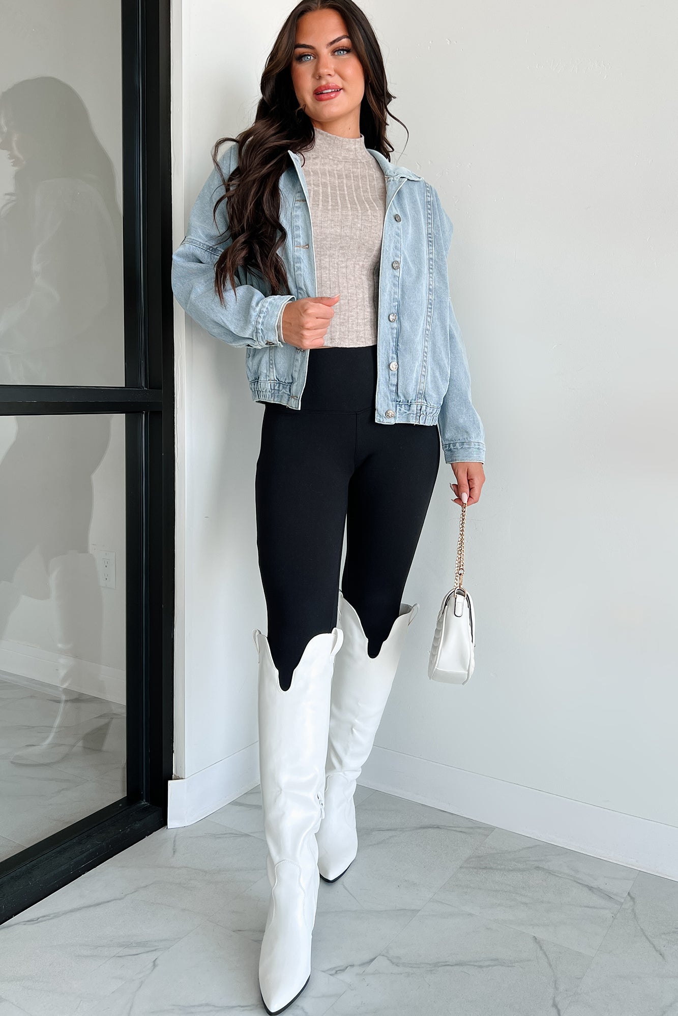 Me Versus You Denim Jacket (Washed Denim)-The Formal Wear