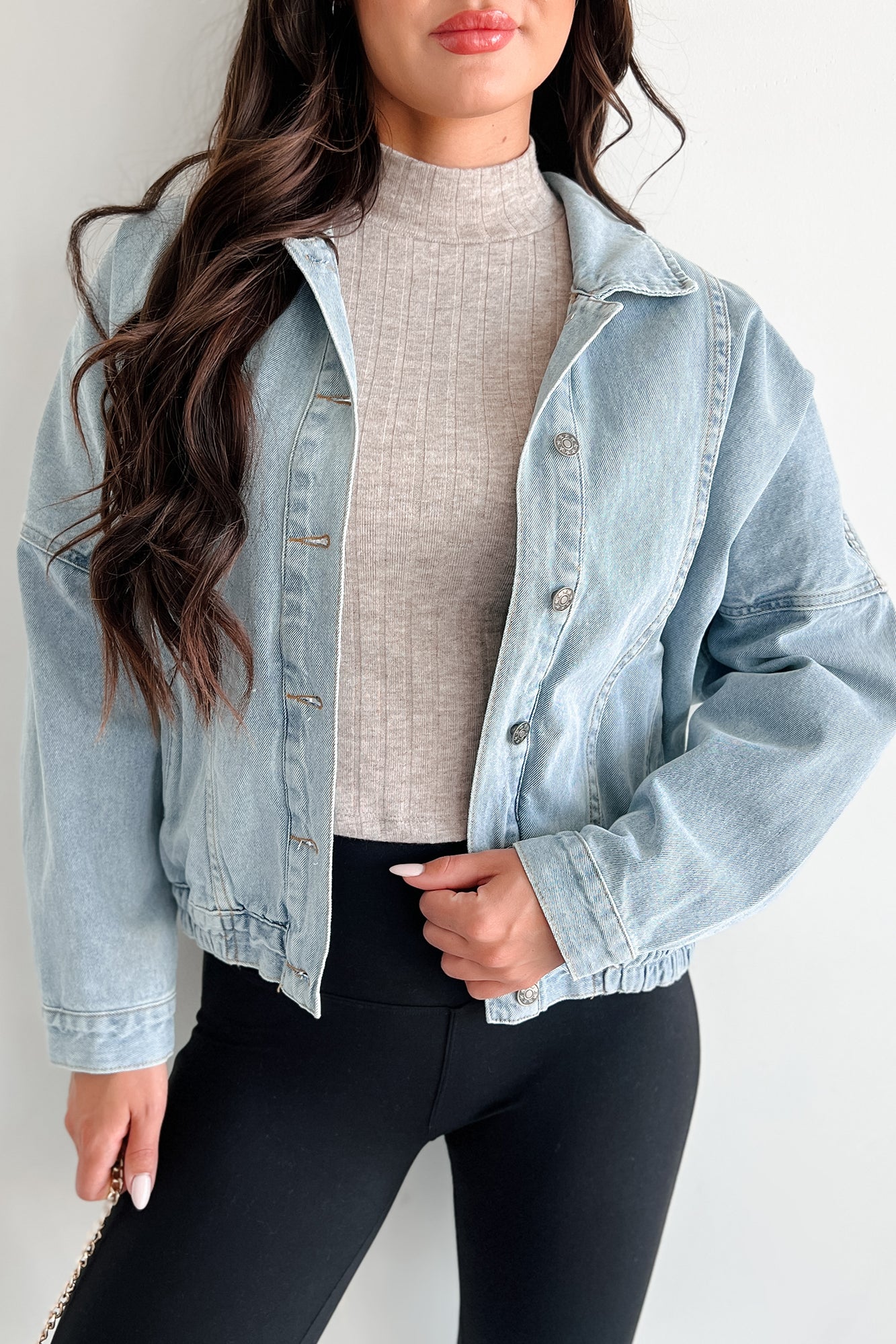 Me Versus You Denim Jacket (Washed Denim)-The Formal Wear