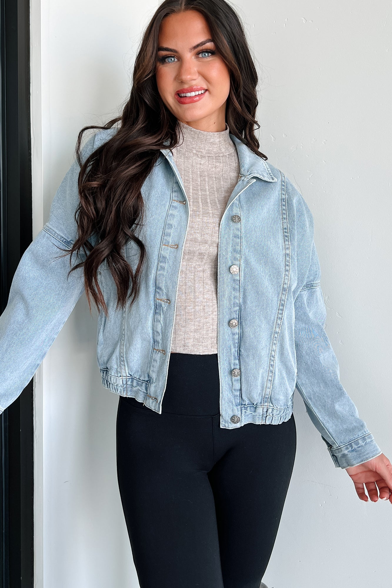 Me Versus You Denim Jacket (Washed Denim)-The Formal Wear