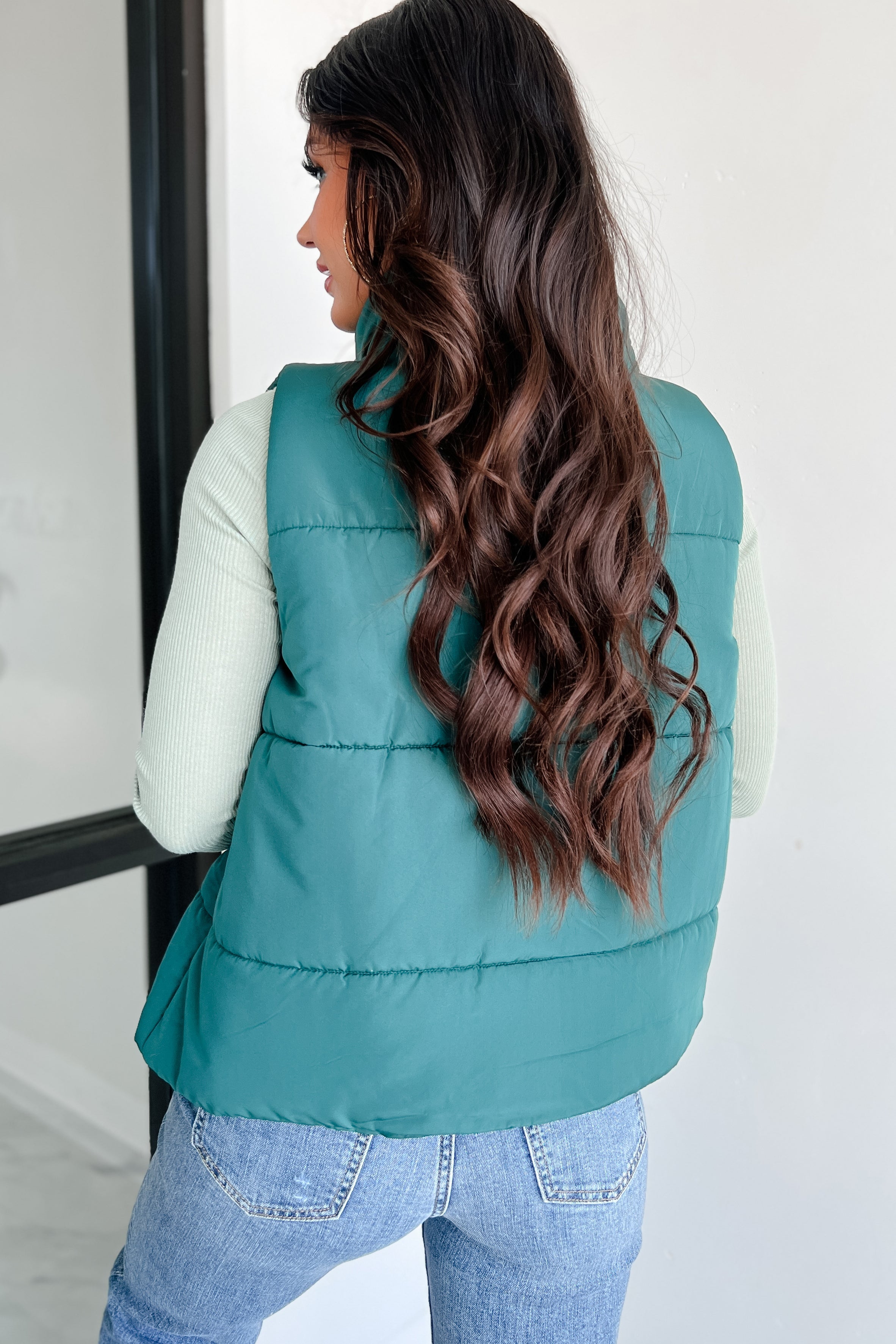 City Tours Puffer Vest (Hunter Green)-The Formal Wear