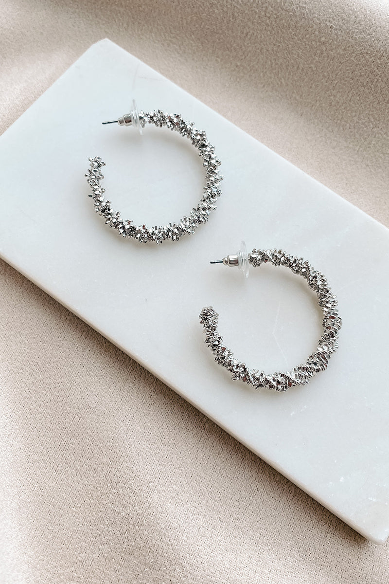 All Occasions Hoop Earrings (Silver)-The Formal Wear