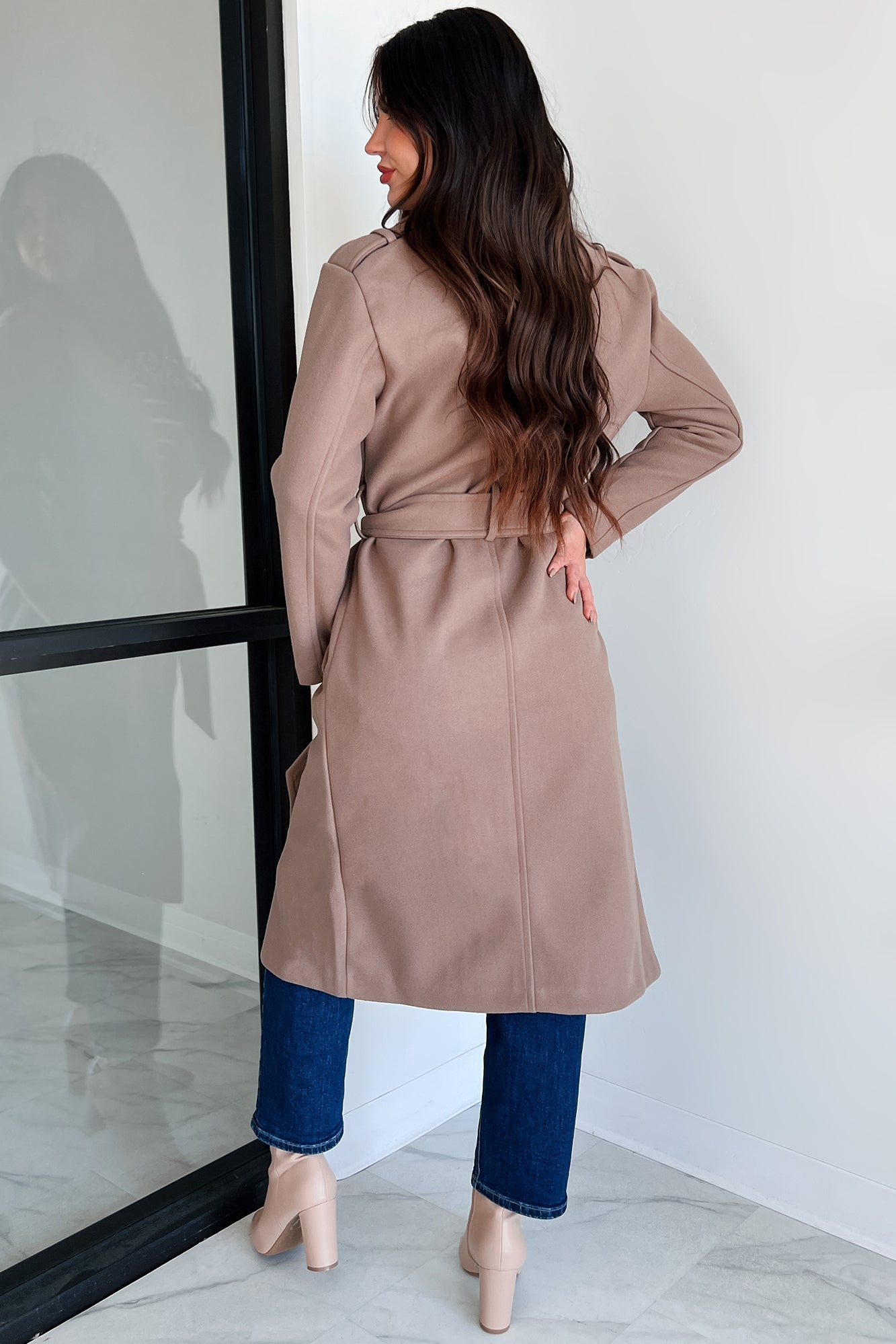 Crowley Belted Trench Coat (Cocoa)-The Formal Wear