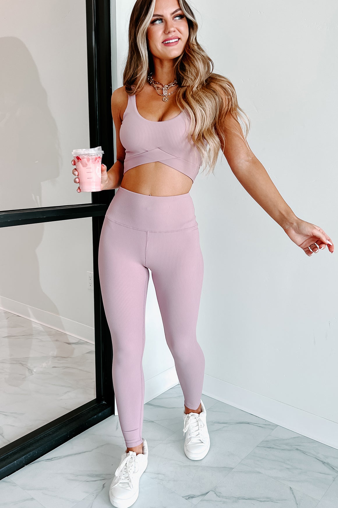 Chime In Tie-Waist Crop Top (Mauve)-The Formal Wear