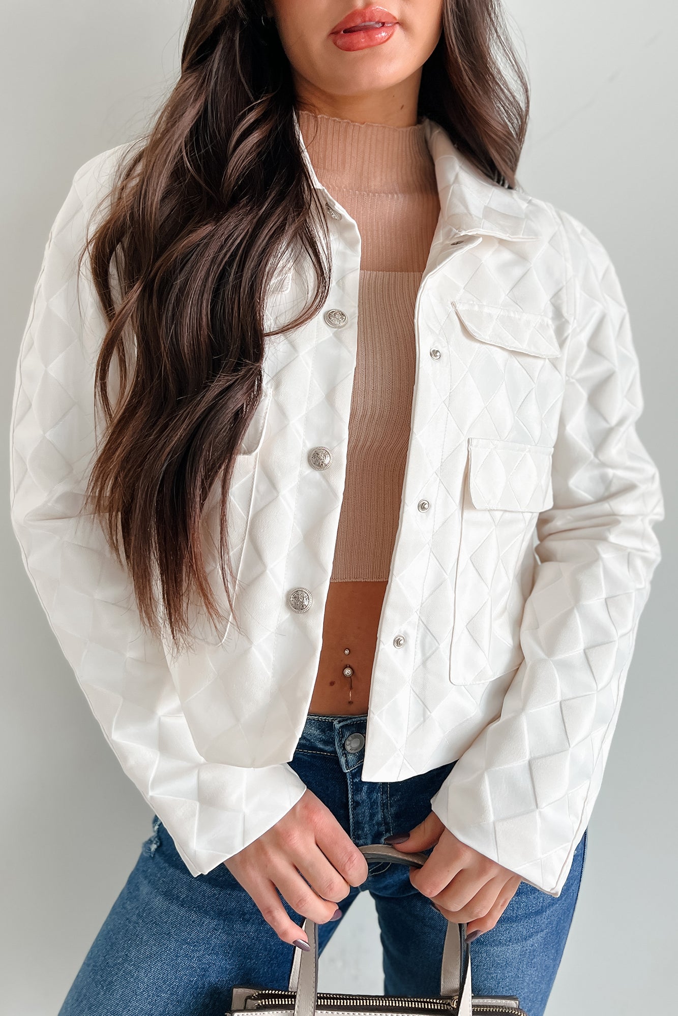 Moving Pawns Woven Checker Jacket (Off White)-The Formal Wear