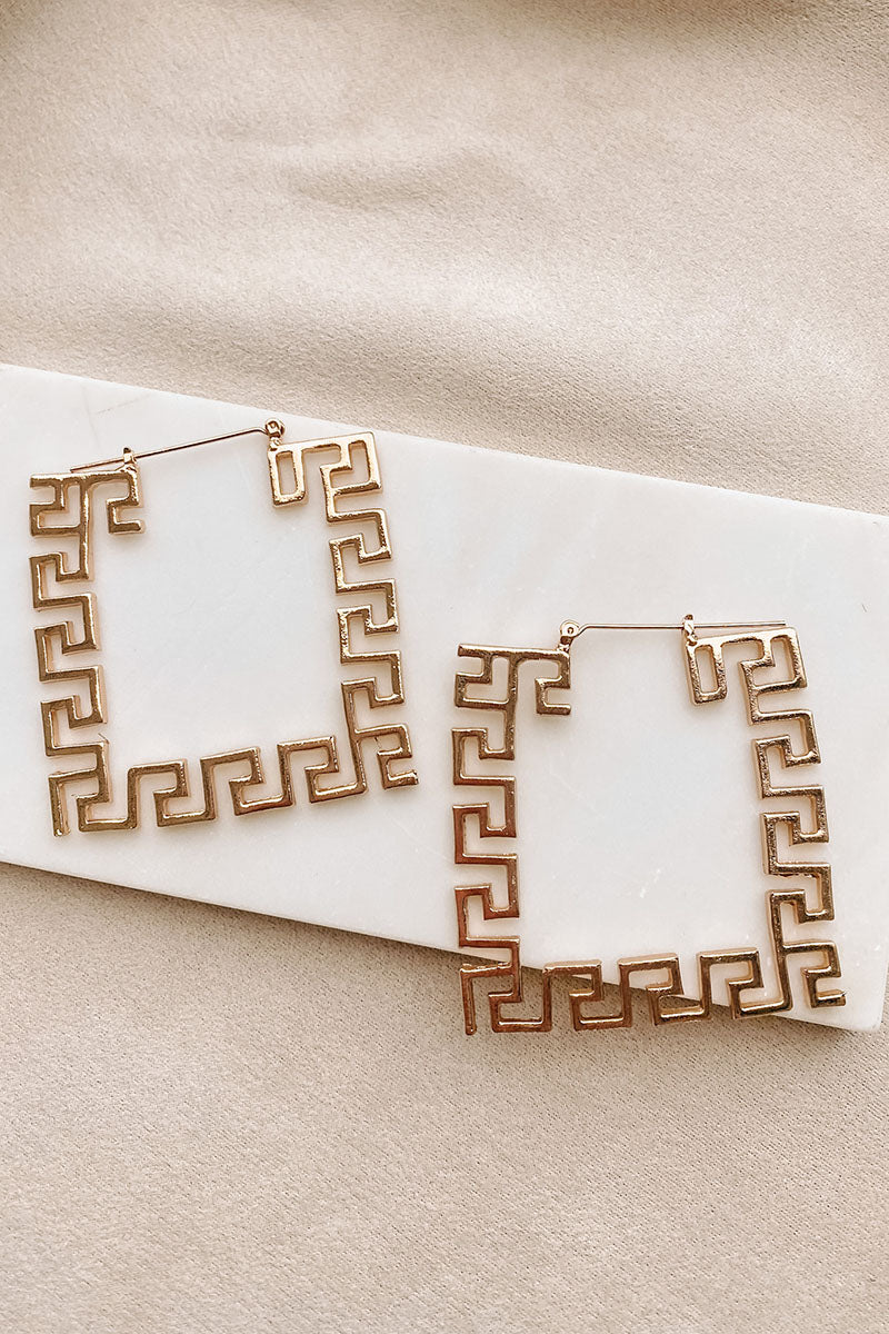 Beauty Beholder Drop Earring (Gold)-The Formal Wear